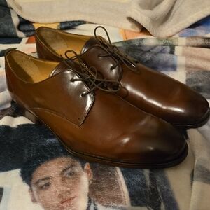 Aldo Men's Brown Leather Oxfords